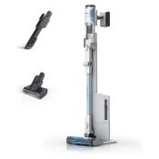 Shark Detect Clean & Empty Cordless Vacuum Cleaner with Auto-Empty System, Lightweight & Flexible Anti Hair Wrap Vacuum with Pet & Duster-Crevice Tools, 60 Mins Run-Time, Dock, Cloudy Blue IW4621UKT