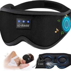 LC-dolida Bluetooth Headphones Sleep Mask